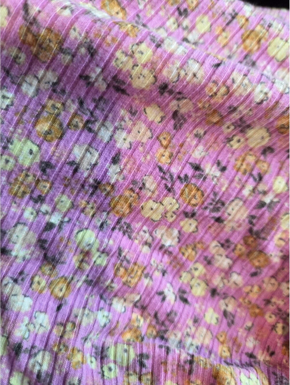 Art Class Girls' Pink Floral Puff Sleeve Dress Size L (10/12)